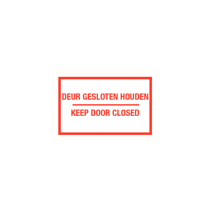 Deur gesloten houden