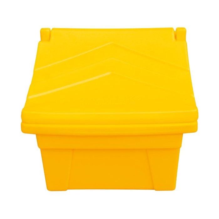 Zoutbak 100 liter. kleur geel