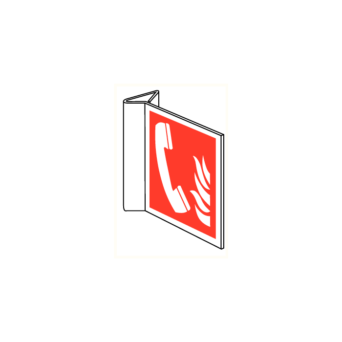Noodtelefoon met vlam