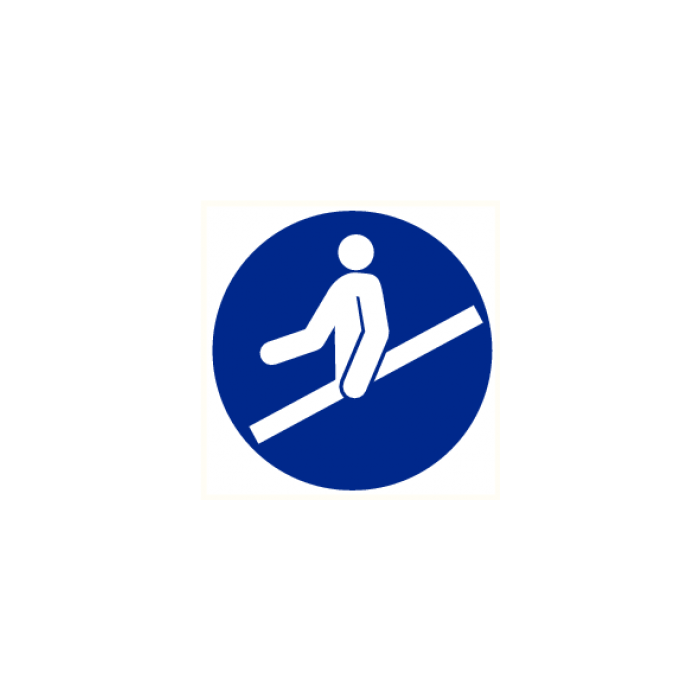 Pictogram Trapleuning gebruiken verplicht