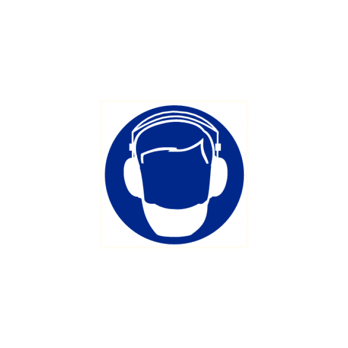 Pictogram Oorbescherming + ademhalingsbescherming verplicht