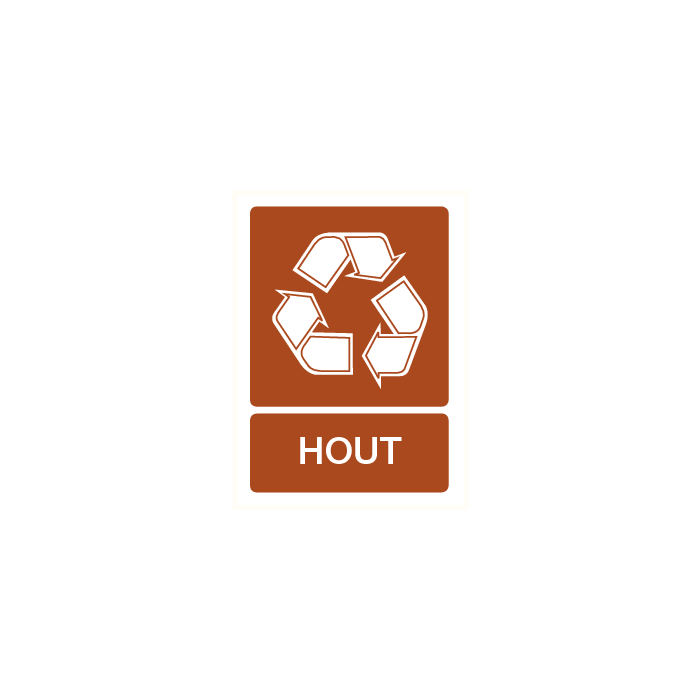 Pictogram Recycling hout