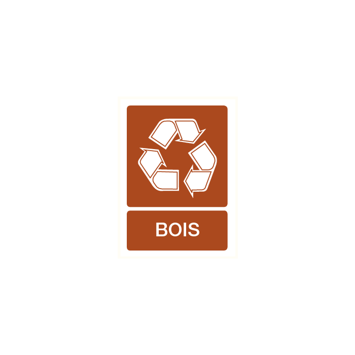 Pictogram Recycling bois