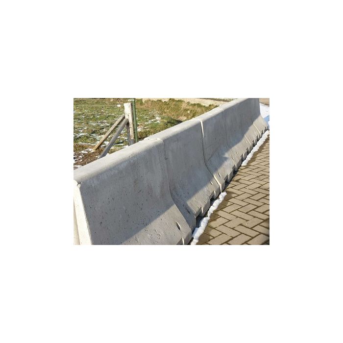 Betonnen barrier 200 cm, bodembreedte 60 cm, dubbelzijdig