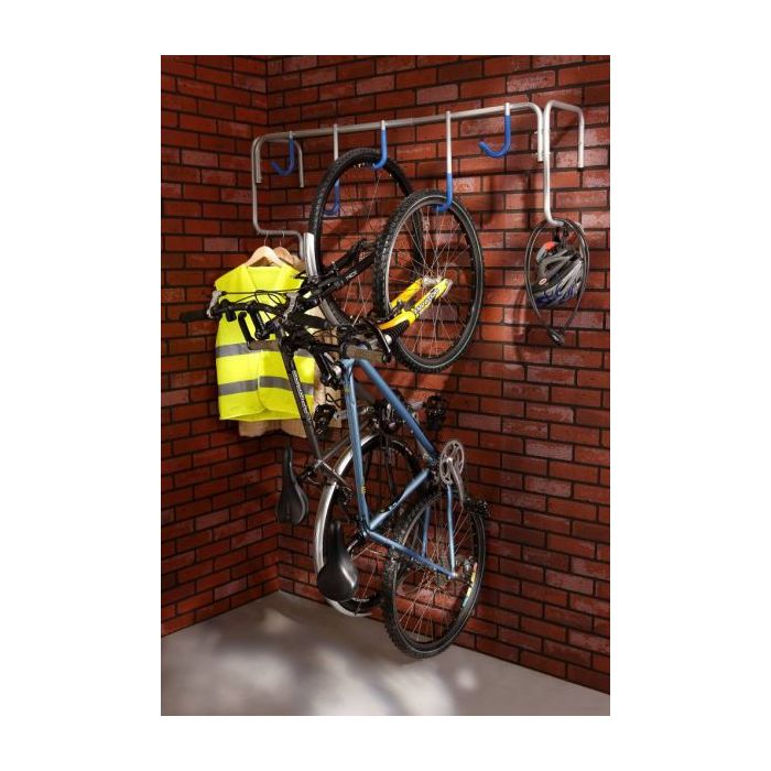 Muurfietsenrek voor 5 fietsen