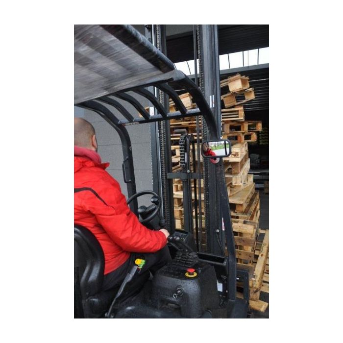 Vorkheftruck spiegel met magnetische bevestiging