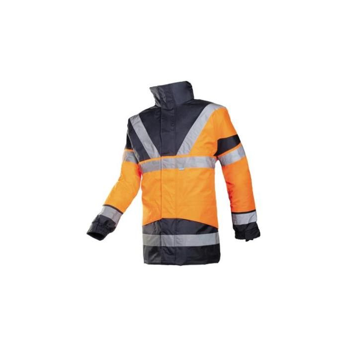 Sioen 209A Skollfield 4-in-1 parka fluor oranje/marineblauw