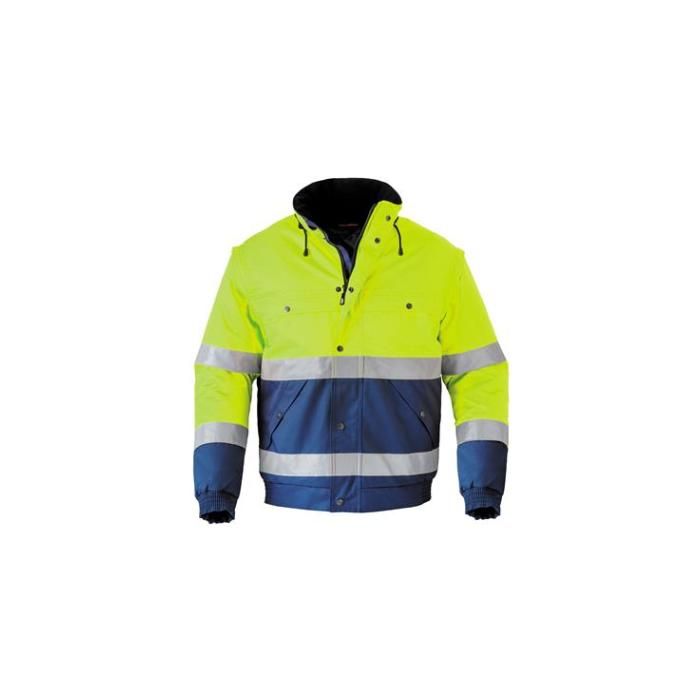 HAVEP 5139 fuor geel/marineblauw jack