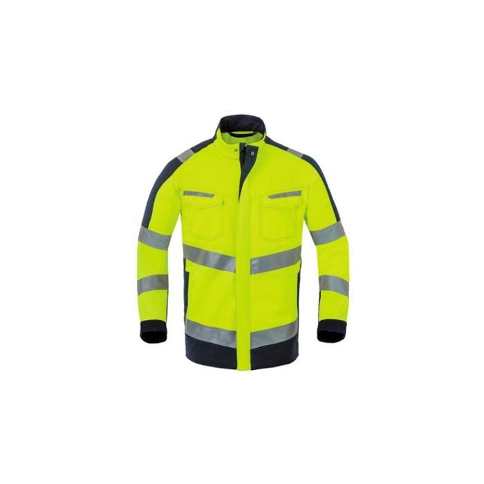 HAVEP 50169 jas fluor geel/marineblauw