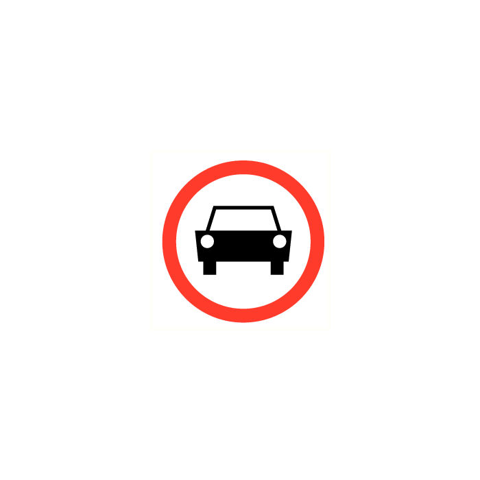 Verboden voor voertuigen