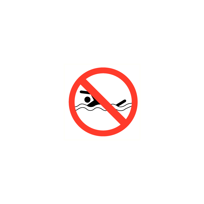 Verboden te zwemmen