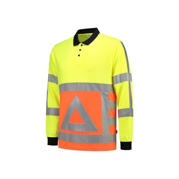 Verkeersregelaars poloshirt met lange mouw