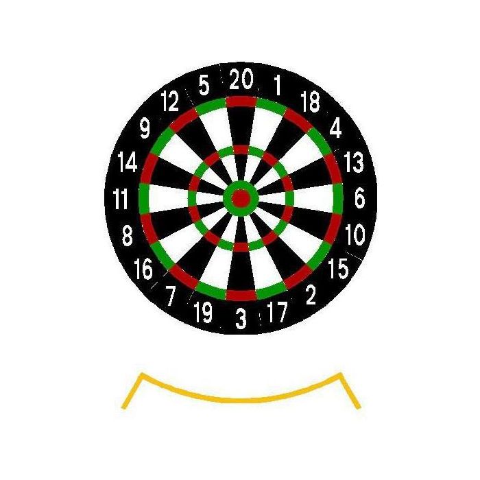 DecoMark dartboard