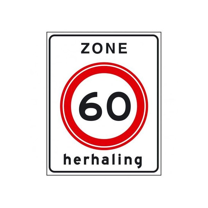 Verkeersbord A01(60)zbh