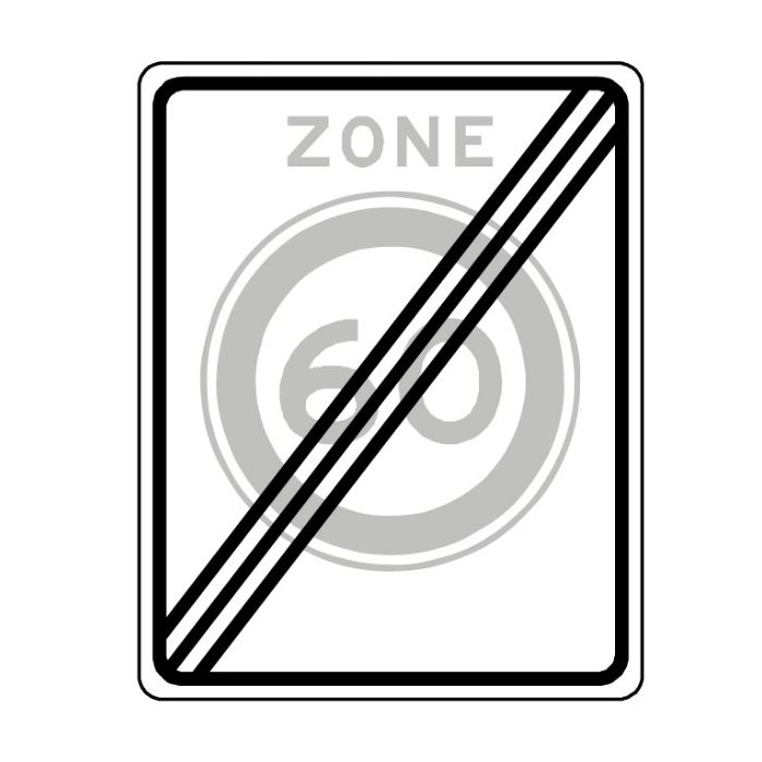Verkeersbord A02(60)ze