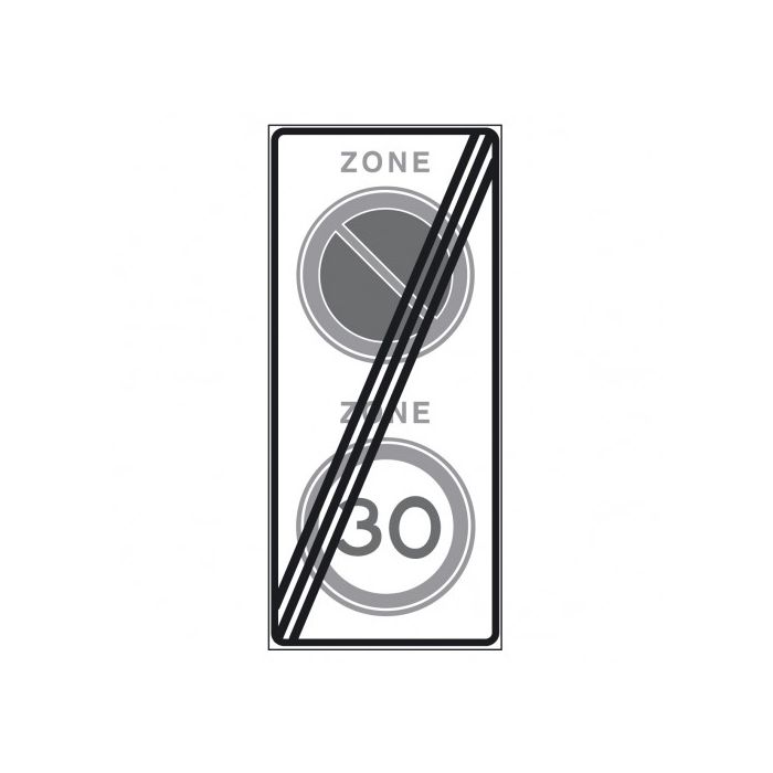 Verkeersbord A02(30)E01(ze)
