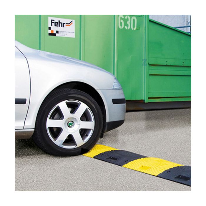 Verkeersdrempel 5 cm hoog tussenstuk zwart