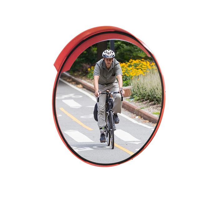 Acryl basic verkeersspiegel, diameter ø 60 cm met zonneklep