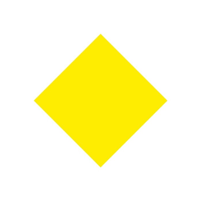 Scheepvaartbord D.1a / Aanbevolen doorvaartopening, doorvaart uit tegengestelde richting toegestaan