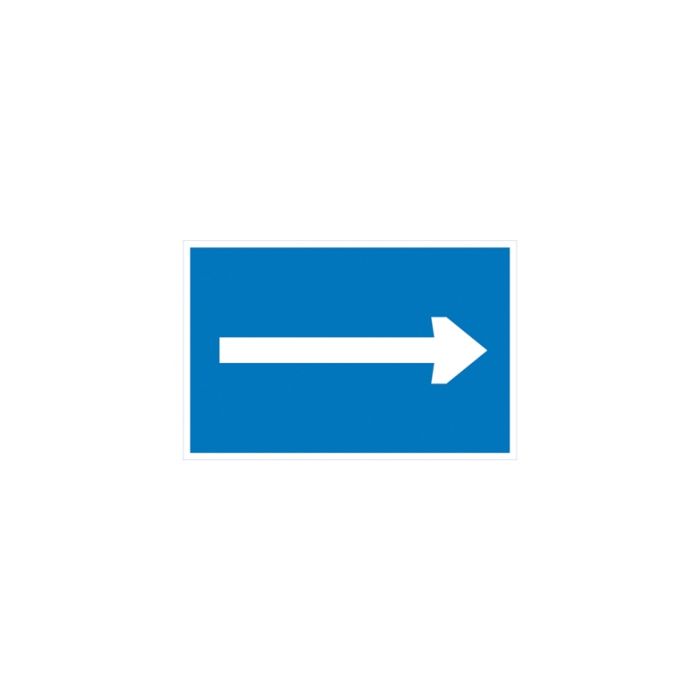 Scheepvaartbord D.3a / Aanbevolen vaarrichting