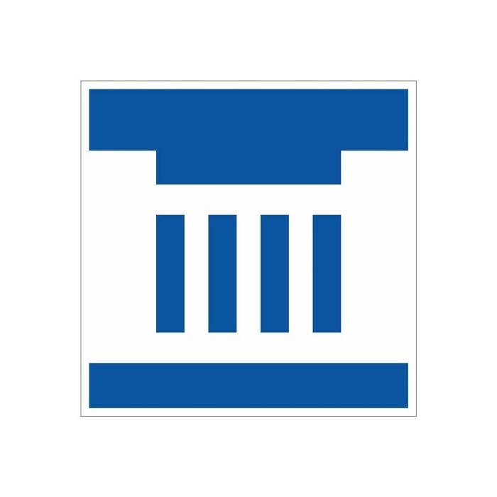 Scheepvaartbord E.3 / Stuw