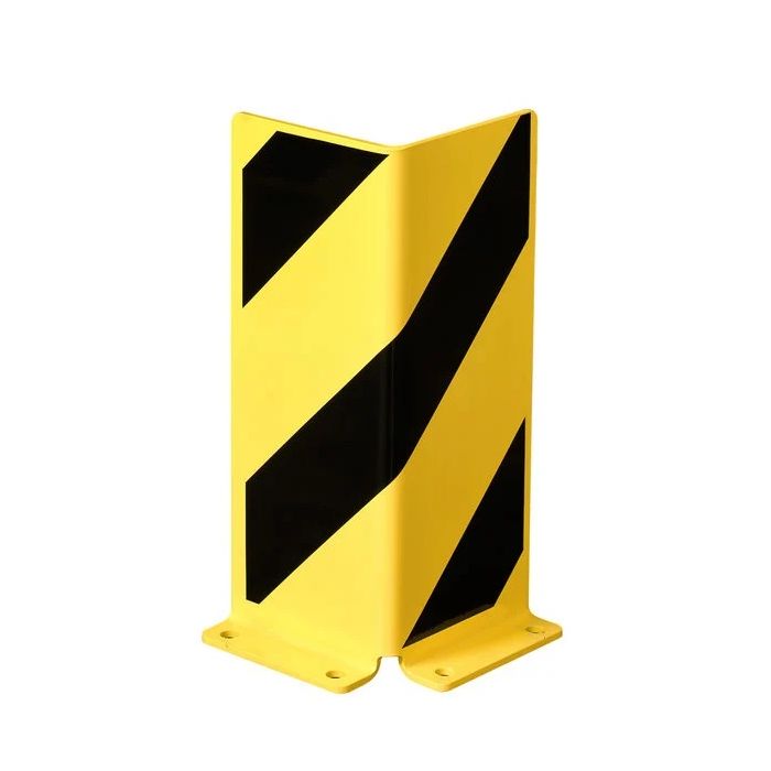 Black Bull hoekbeschermer - L-profiel 400 x 160 mm - zwart/geel gecoat - 5 mm