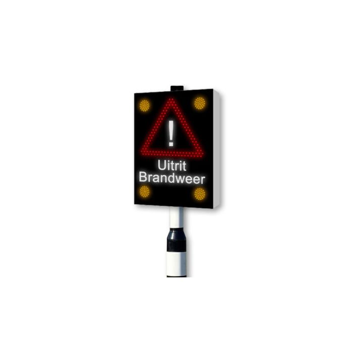 LED display J37 LET OP Uitrit Brandweer