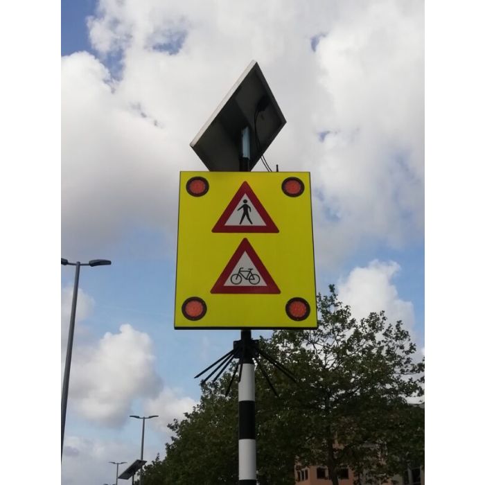 Solar LED attentiebord J23 en J24