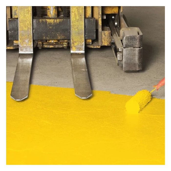 PROline-paint antislip markeerverf voor bedrijfsvloeren, inhoud 5 liter, kleur geel