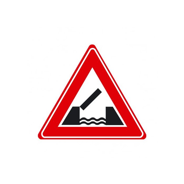 Verkeersbord J15 - Waarschuwing beweegbare brug