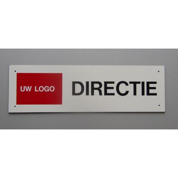 Parkeerbord Logo + Directie