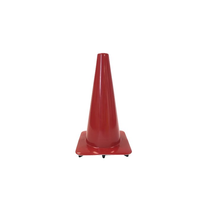 Afzetkegel 50 cm rood soepel pvc