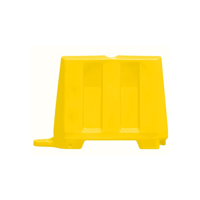 Barrier kunststof 110 x 40 x 81 cm, kleur geel