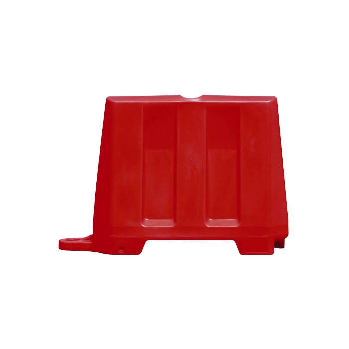 Barrier kunststof 110 x 40 x 81 cm, kleur rood