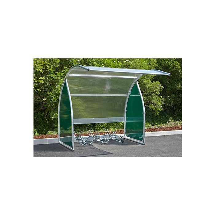 Fietsenstalling overdekt voor 6 fietsen