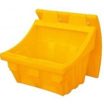 Zoutbak 100 liter. kleur geel