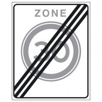 Verkeersbord A02(30)ze