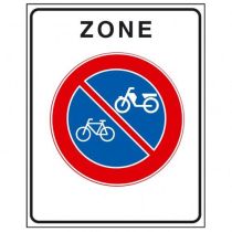 Verkeersbord E03zb, Begin zone verbod fietsen en bromfietsen te plaatsen