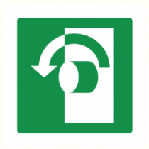 Pictogram Draairichting linksom