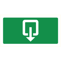 Pictogram Uitgang + nooduitgang