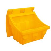 Zoutbak 50 liter, kleur geel