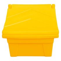 Zoutbak 100 liter. kleur geel