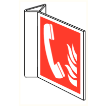 Noodtelefoon met vlam