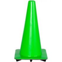 Afzetkegel 50 cm limoen groen soepel pvc