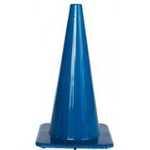 Afzetkegel 75 cm blauw soepel pvc