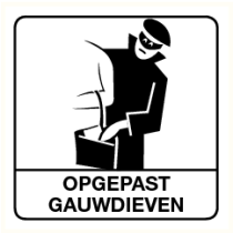 Opgepast gauwdieven