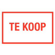 Tekstbord Te koop