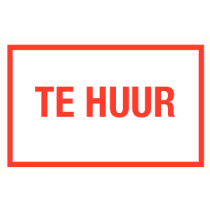 Tekstbord Te huur