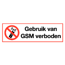 Gebruik van GSM verboden