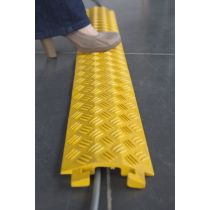 Kabeldrempel in soepel rubber 100 x 14 x 2 cm